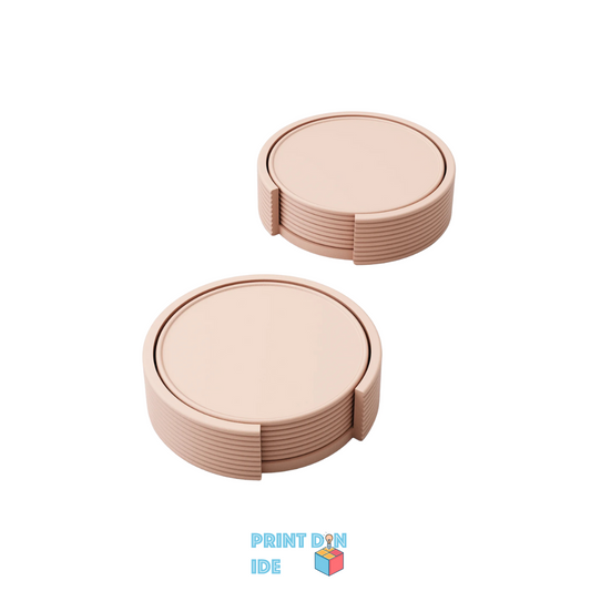 Runde Bordskånere med Holder – Vælg mellem flere farver