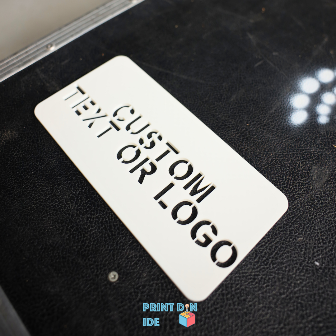 Sprayskabelon med eget logo eller tekst