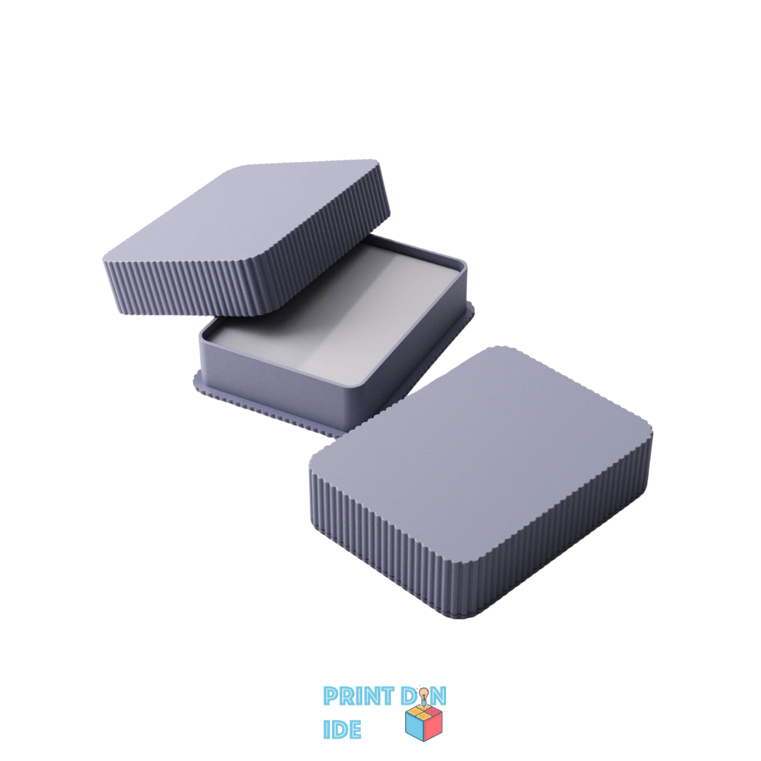 Kortæske til standard spillekort – Stilrent rillet design