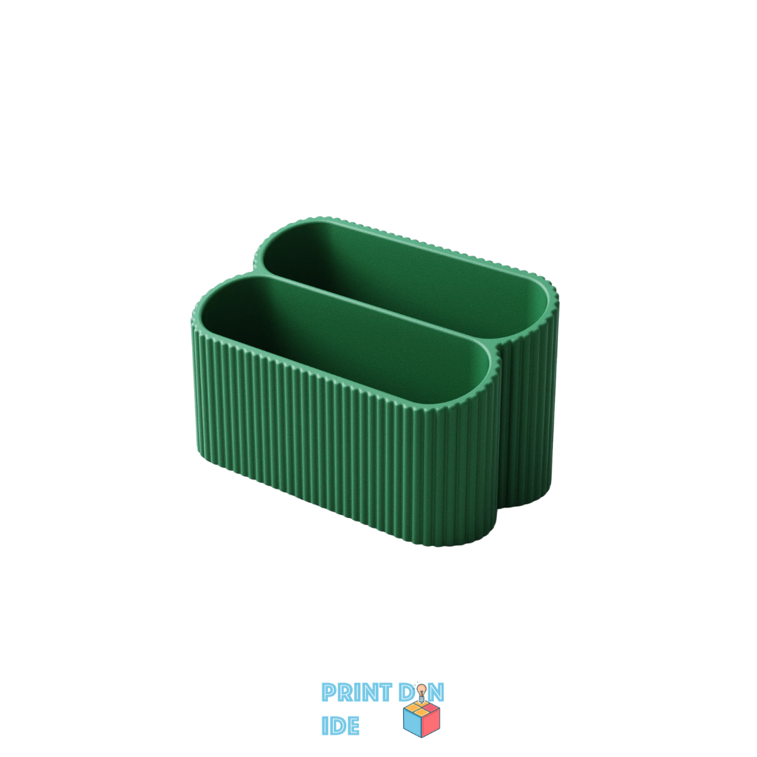 Visitkortholder i rillet design – Vælg mellem flere størrelser